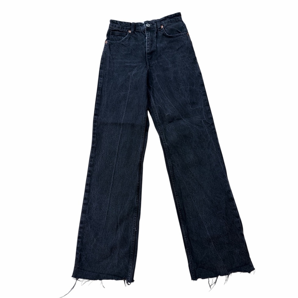 Zara Black Straight Leg Jeans